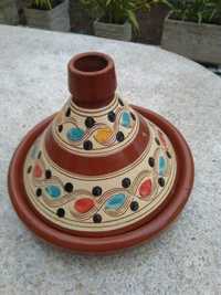 Tagine em cerâmica vinda de Marrocos nunca utilizada