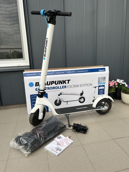 Hulajnoga elektyczna biała Blaupunkt ESC808 EDITION