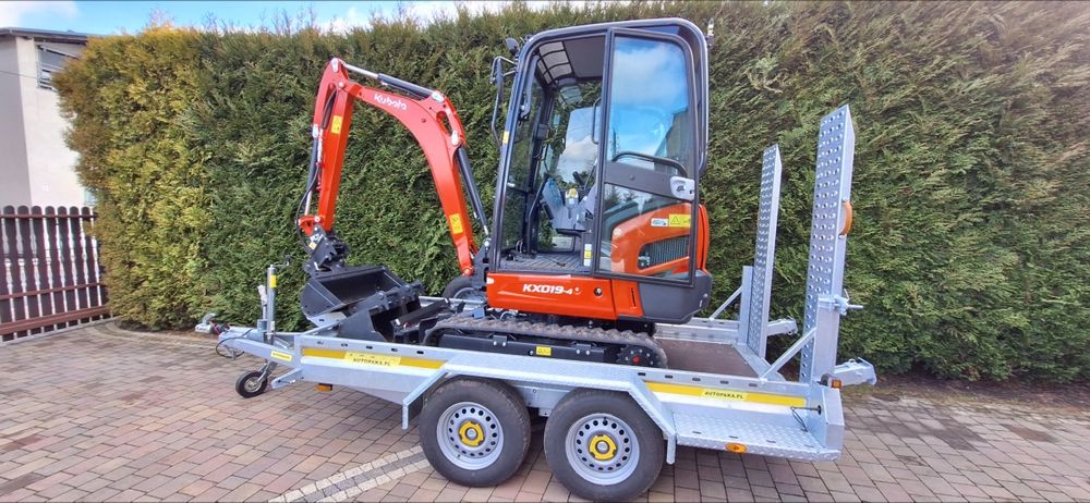 Przyczepa Wark pod minikoparkę 2500 dmc cena brutto f-vat