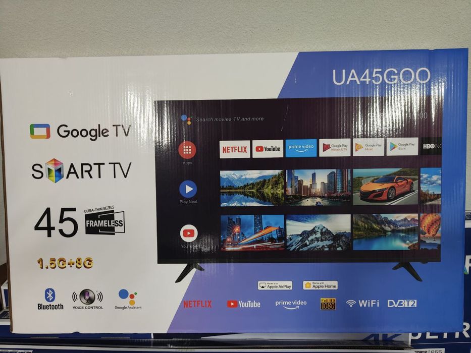 ТОП ЦІНА‼️ Телевізор Samsung 4K Smart TV Google TV T2 45/ 42 / 32 / 24