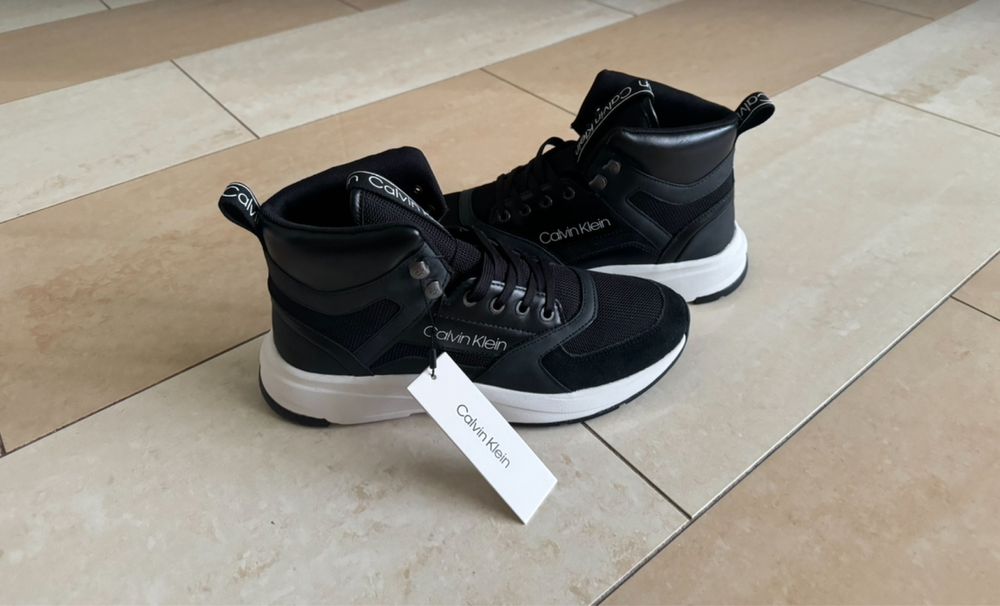 Кроссовки высокие (ботинки),  Calvin Klein, размер 40-41