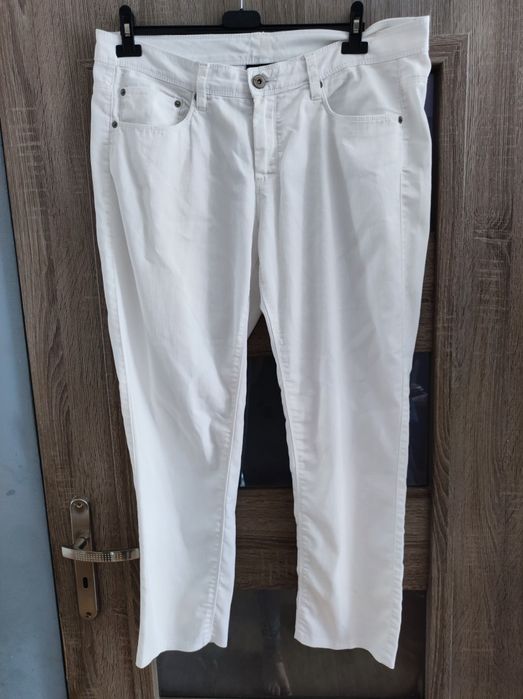 Białe spodnie XXL KappAhl r.44