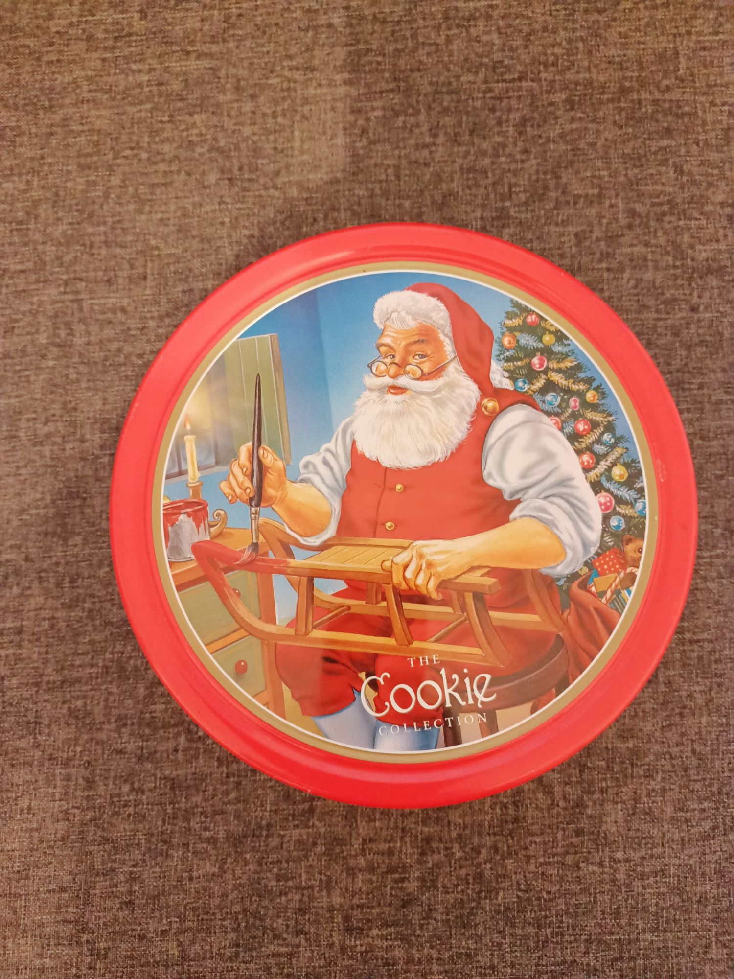 Pojemnik puszka na ciastka święta
