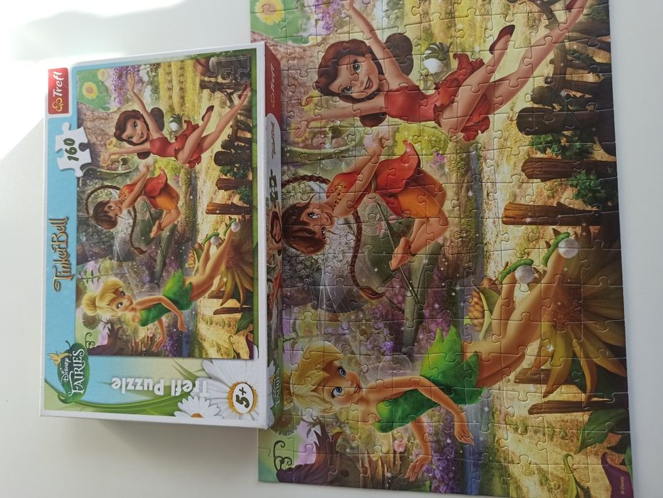 Puzzle dzwoneczek, księżniczki jak nowe