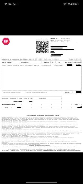 VOLANTE Driv F Racing Novo