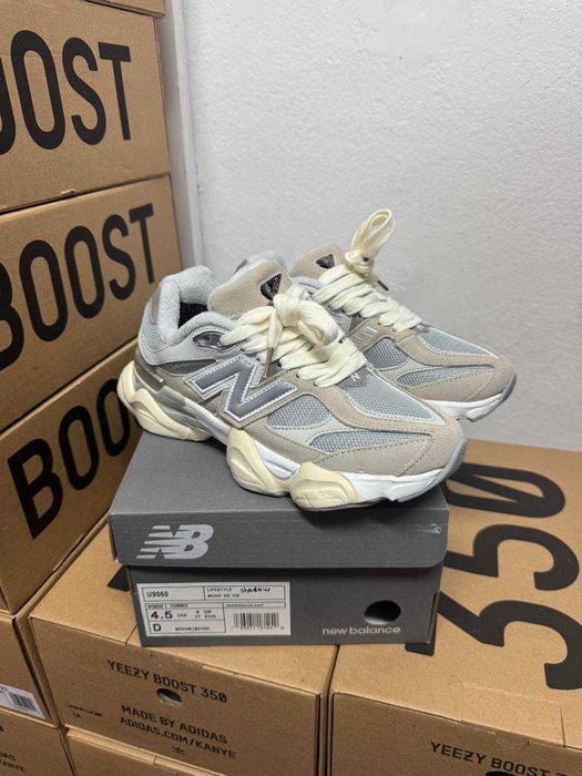 Жіночі зимові кросівки New Balance 9060 Grey Beige Winter DNB211211