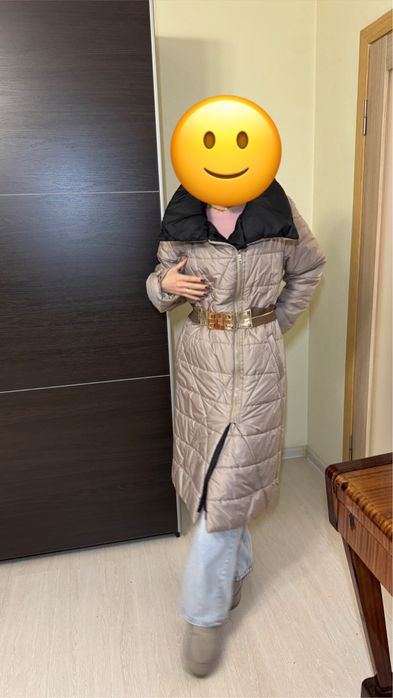 Стильний подовжений пухових. Ідеальний стан. Майже нове