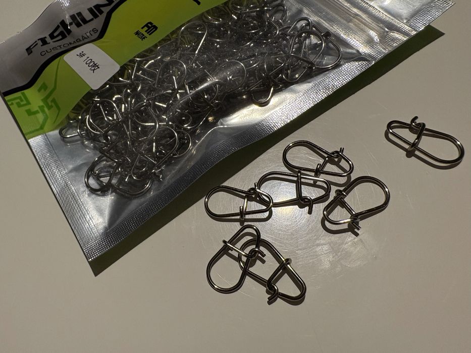 Agrafka wędkarska 100 szt nowe