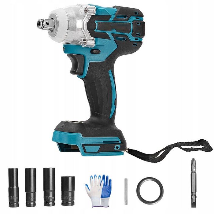 Klucz Udarowy Do Makita 21v 520nm Elektryczny 6000mah+2*aku