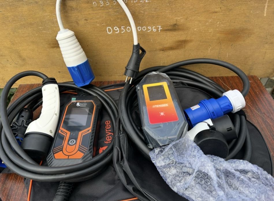 Зарядка для электромобиля.