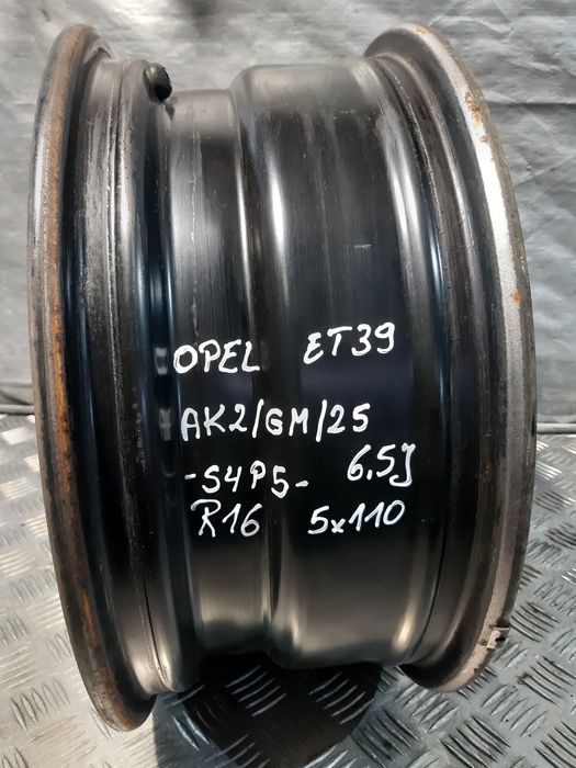 Felga Stalowa Strukturalna Opel 5X110 Et39 6.5J R16 2160131