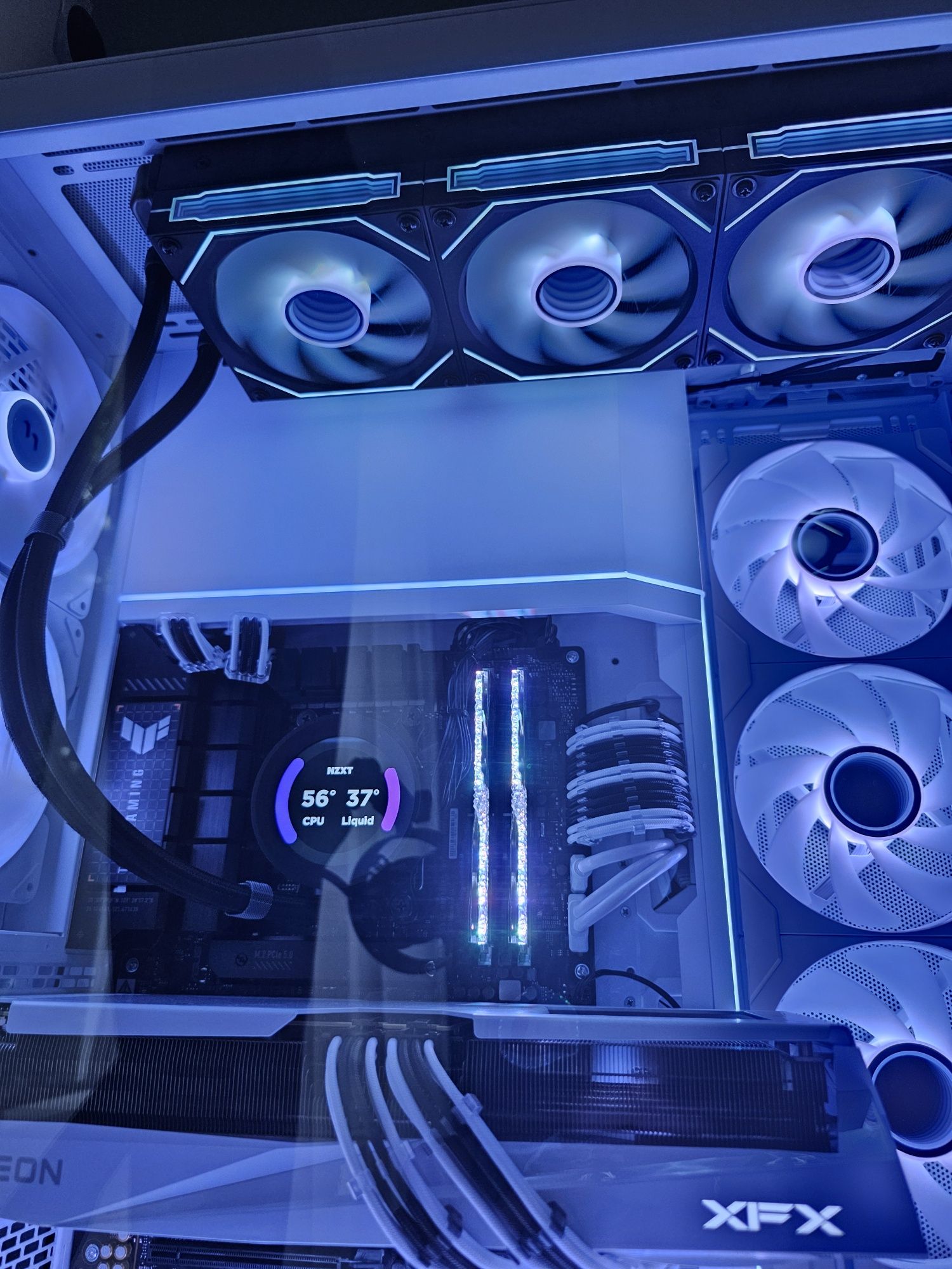 Kraken Z73 360mm AIO + Wentylatory ARGB