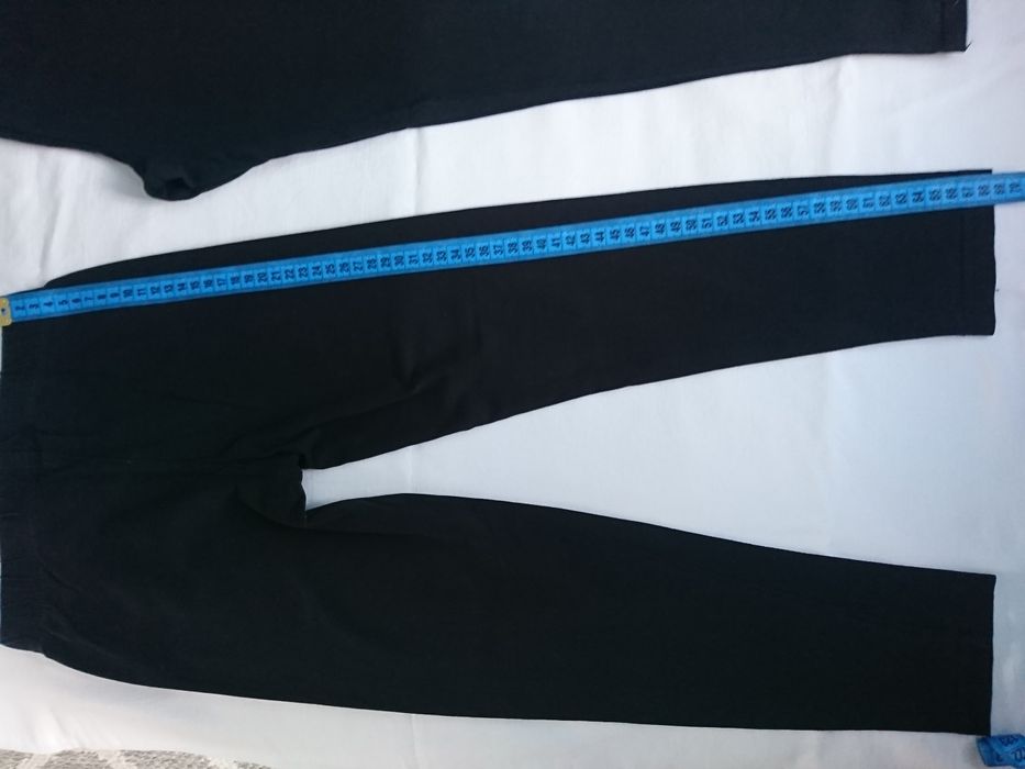 Чорні лосини, легінси, лосинки, довгі, шорти чорні на 134-140 см