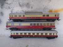 1:87 LIMA Lote de 3 carruagens passageiros Rheingold