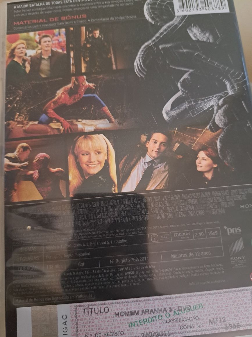 Homem-Aranha 3 Spider-Man 3 - Sam Raimi, Tobey Maguire, Kristen Dunst