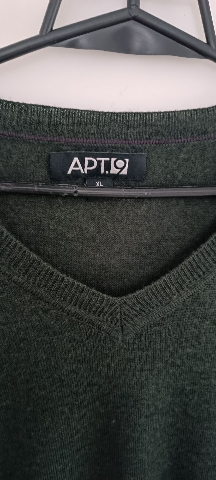 Sweter męski APT.9 50% Merino Wool XL