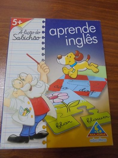 Puzzle: Aprende inglês, a lição do Sabichão, da MAJORA