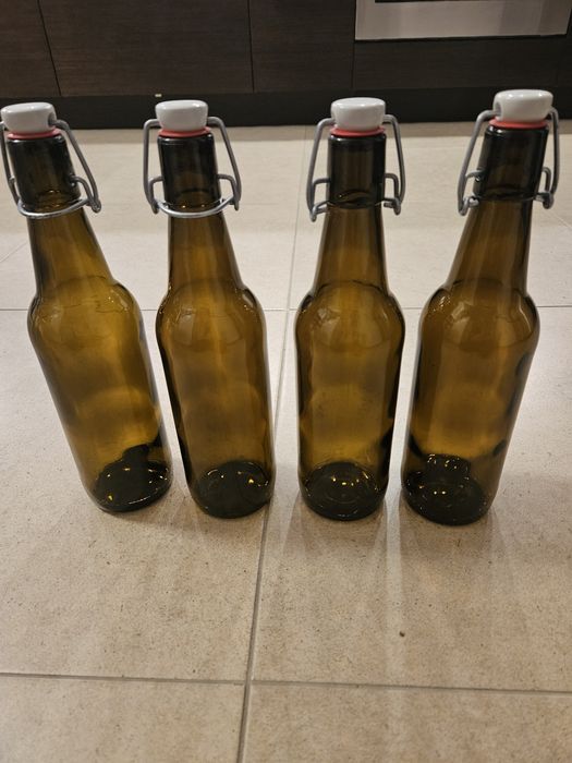 Butelki szklane na kapsel ceramiczny