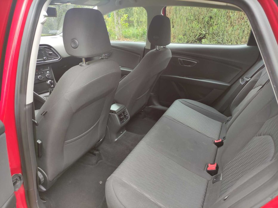 Seat Leon 3 1.6 TDI 1 właściciel w PL, Hak, grzane fotele, 2kpl kół,