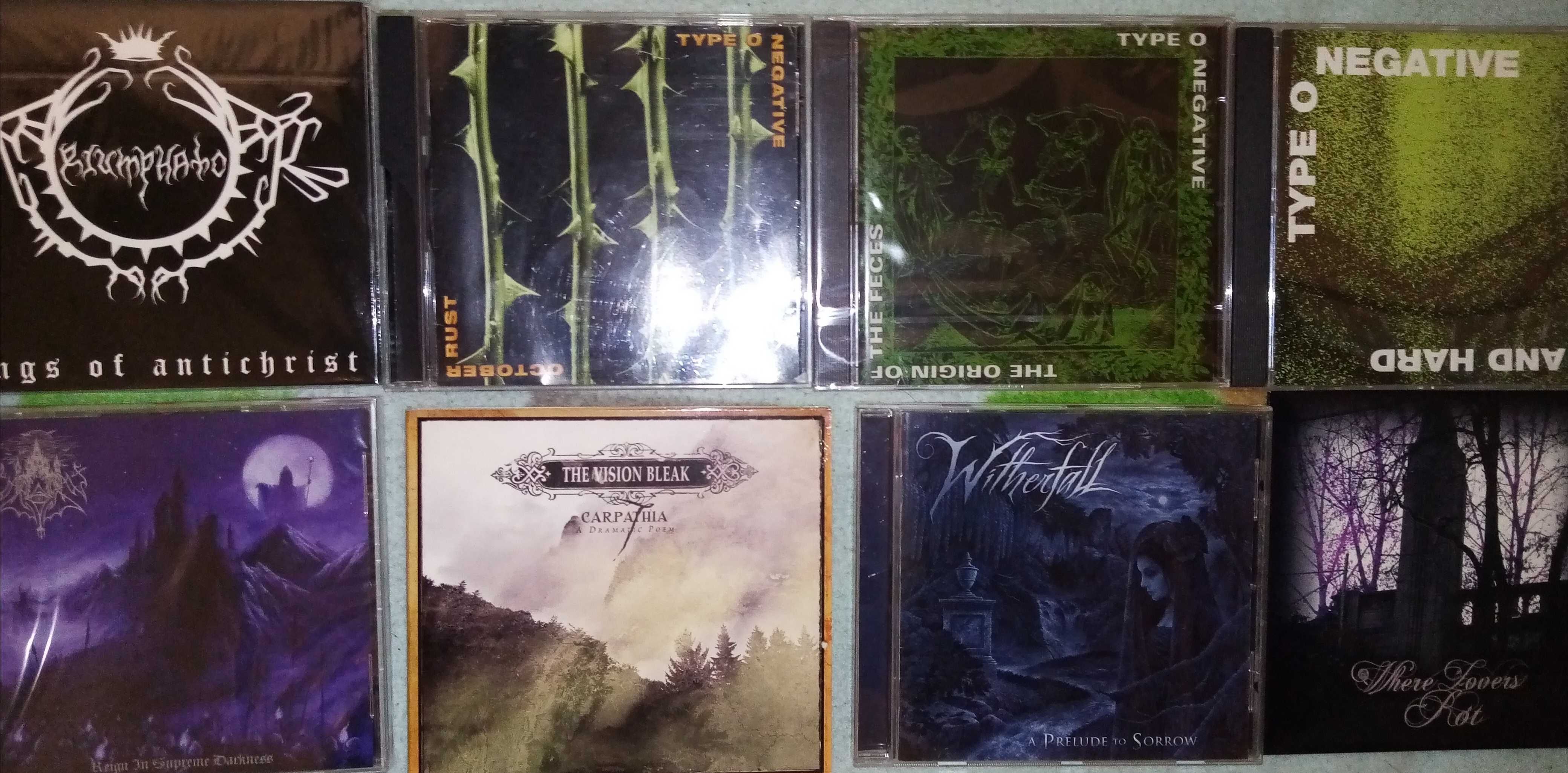 Cds de metal e rock