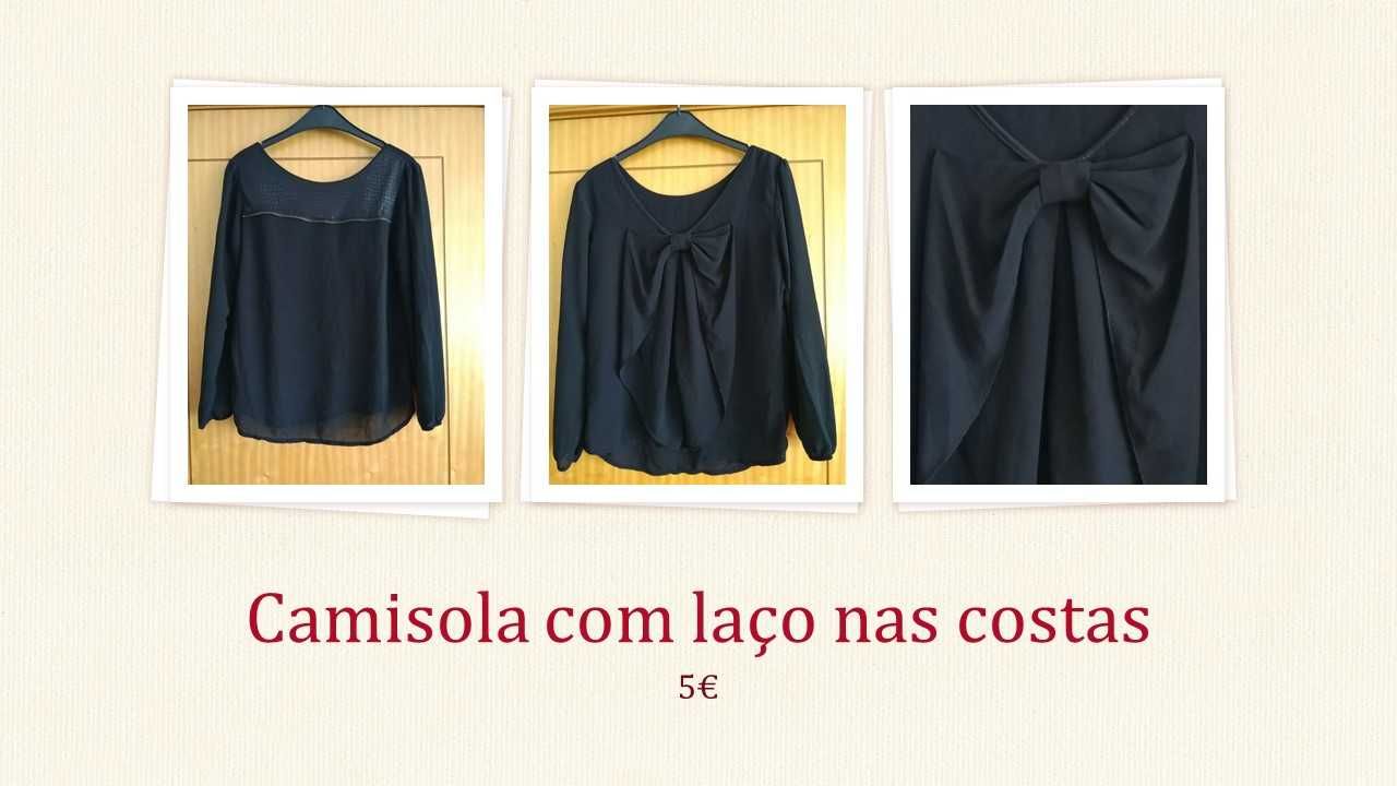 Camisola com laço nas costas