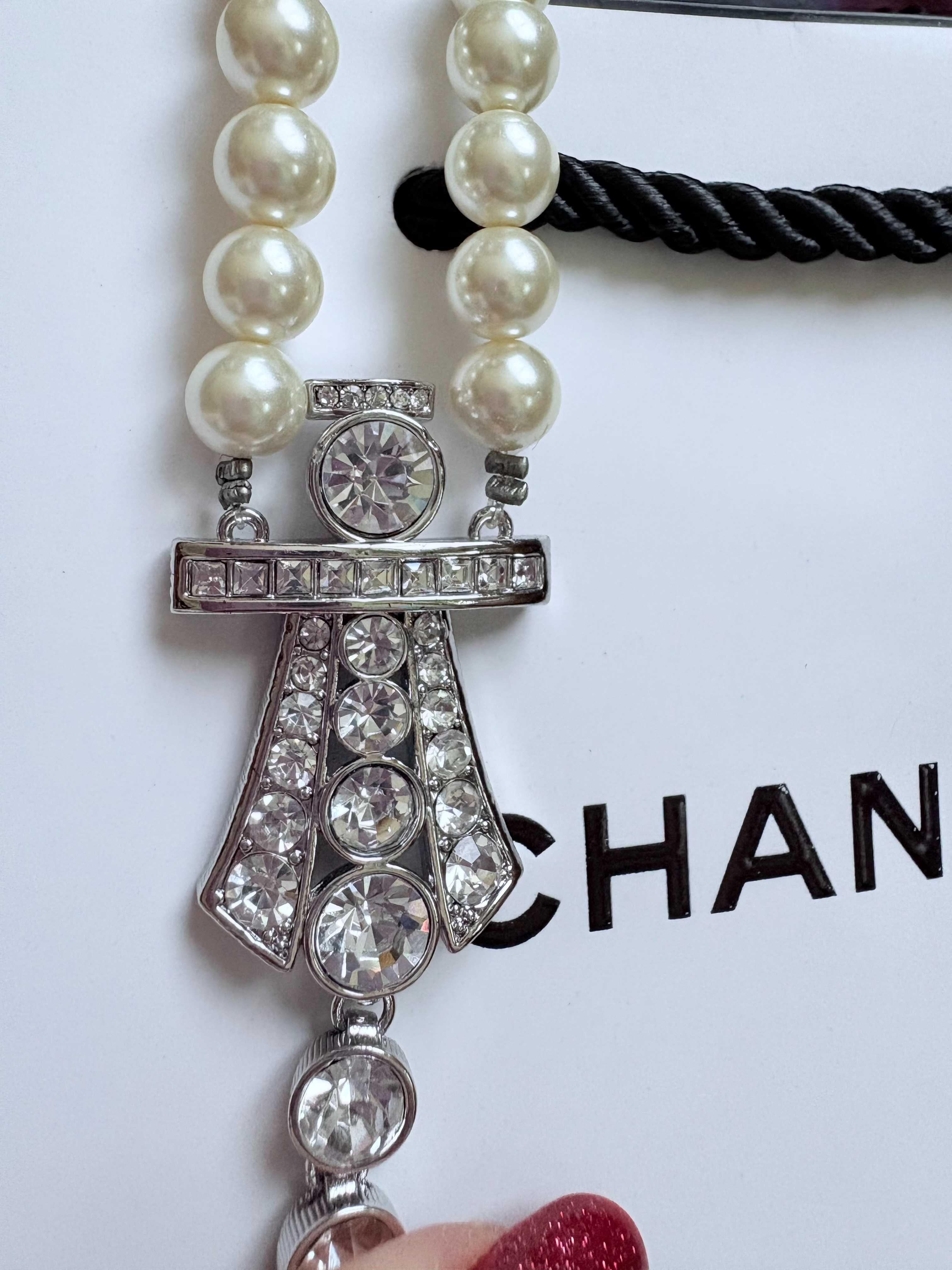 Chanel колье чокер с жемчугом