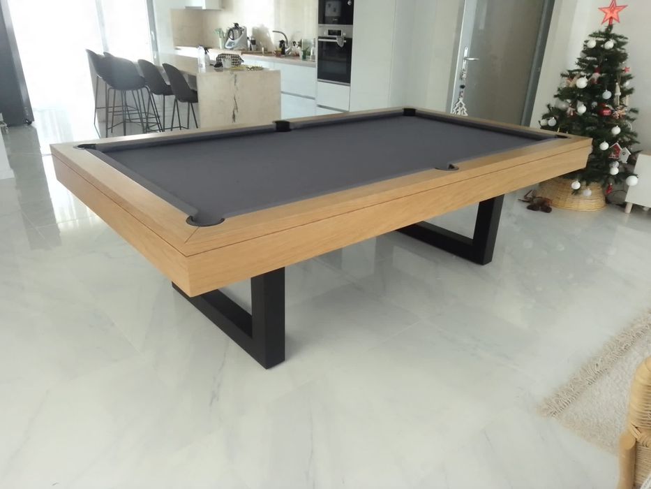 Bilhares europa fabricante mod New York carvalho e preto mate