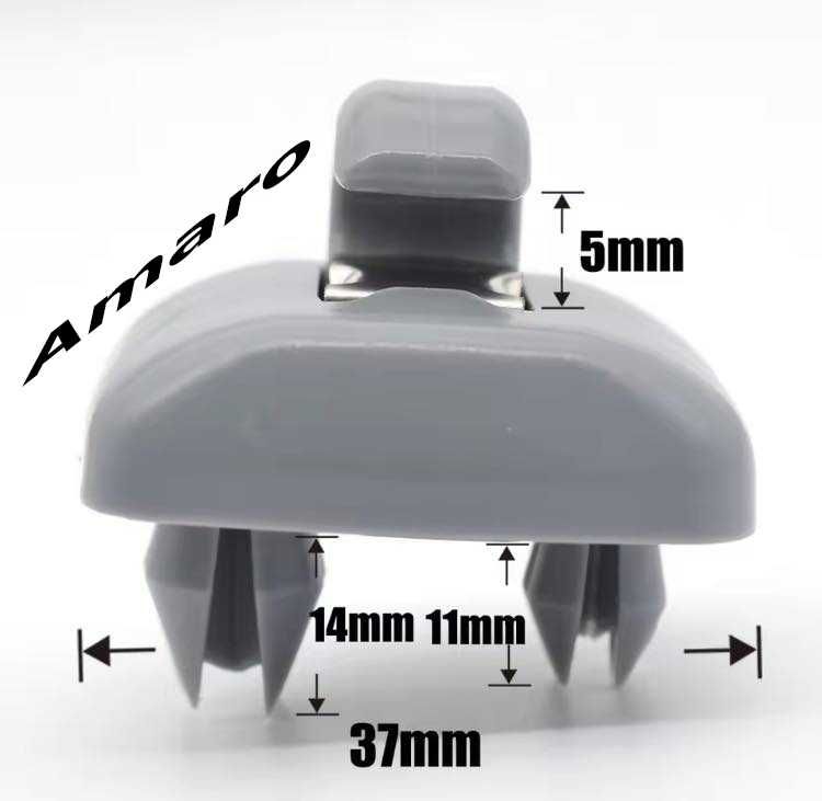 2 Encaixes/Suportes Palas de Sol(Audi A1, A3, A4, A5, A7, Q3, Q5)|NOVO