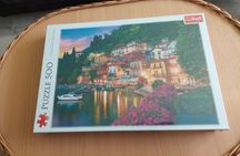 Puzzle Trefl 500 elementów NOWE Jezioro Como, Włochy PREMIUM QUALITY