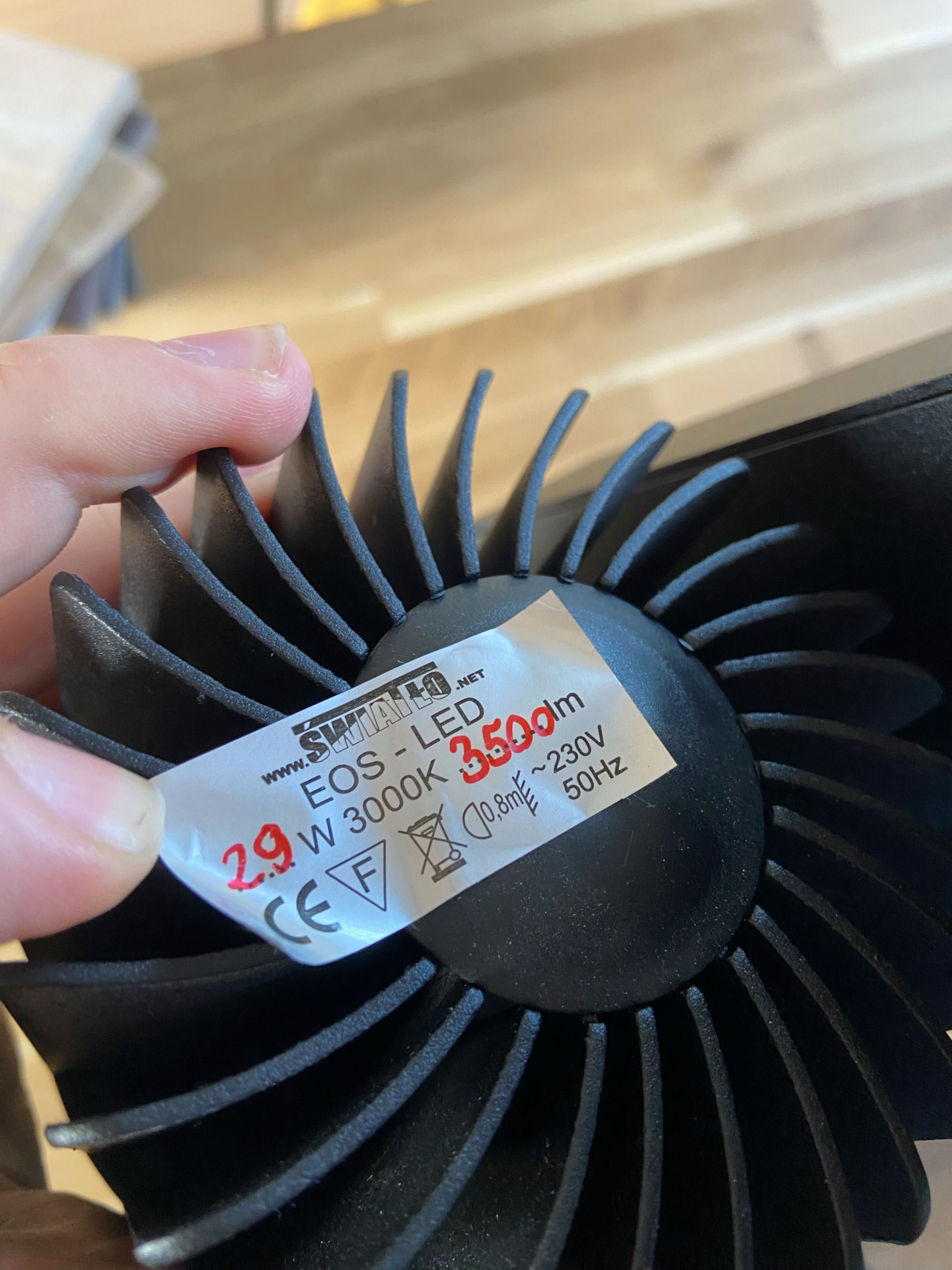 EOS Reflektor LED 29W 3500lm Projektor do szynoprzewodu 3 fazowego