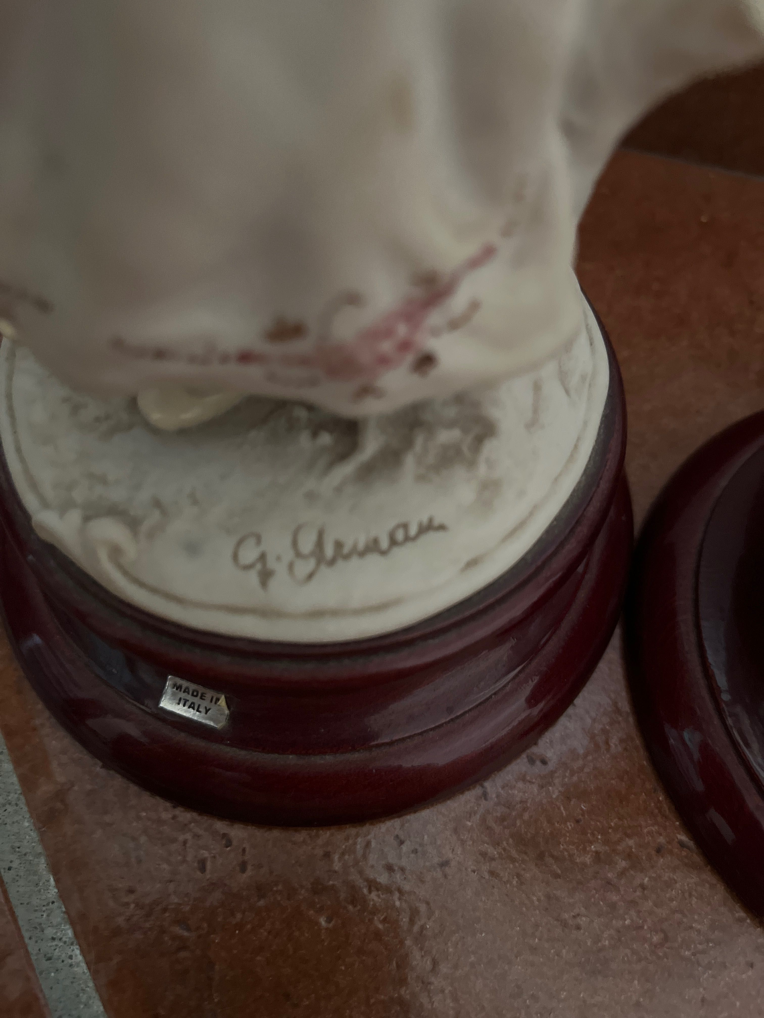 Casal em porcelana de autor