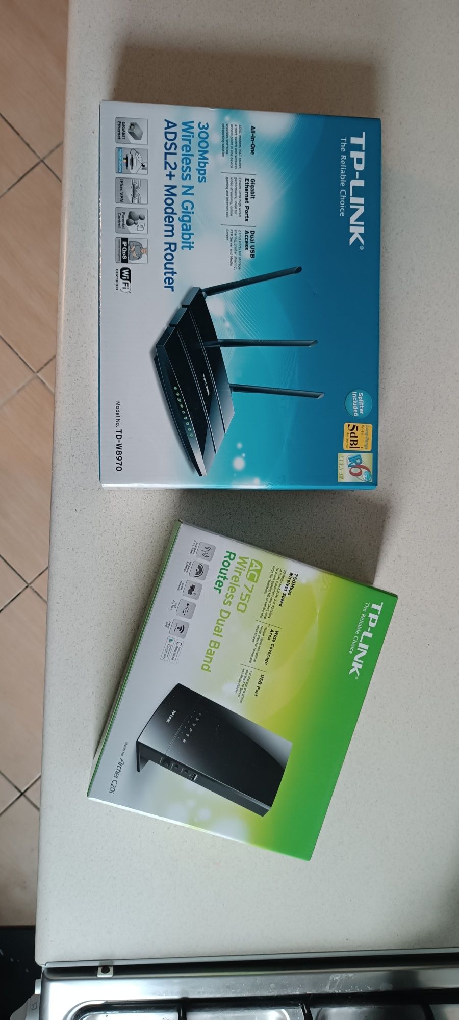Router TP-Link TD-W8970 + Archer C20i