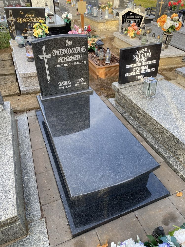 Nagrobek granitowy, pomnik, grób, używane, nowe