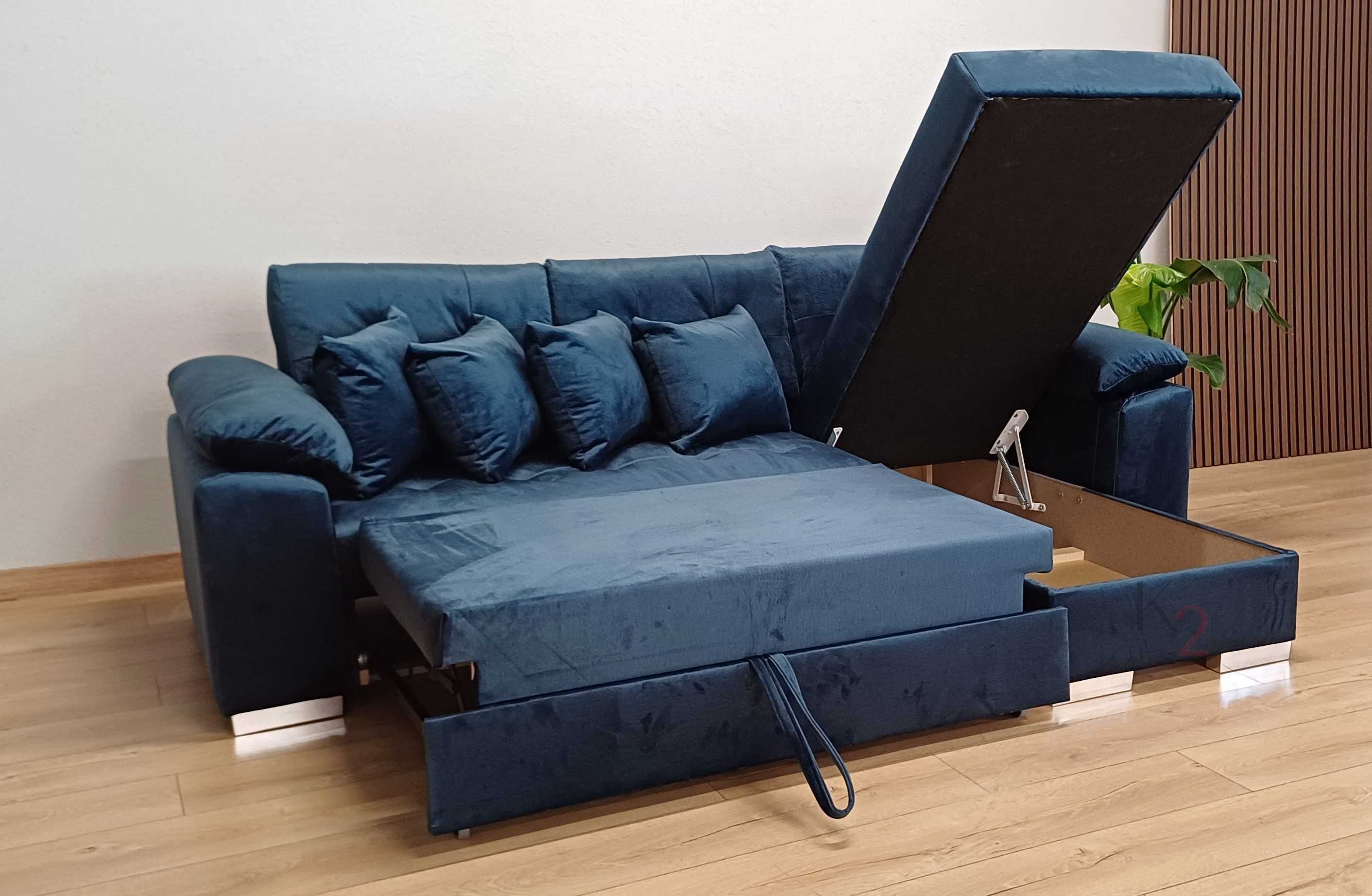Narożnik DENVER rogówka sofa mały USB narożnik, hotelowy, +gratis
