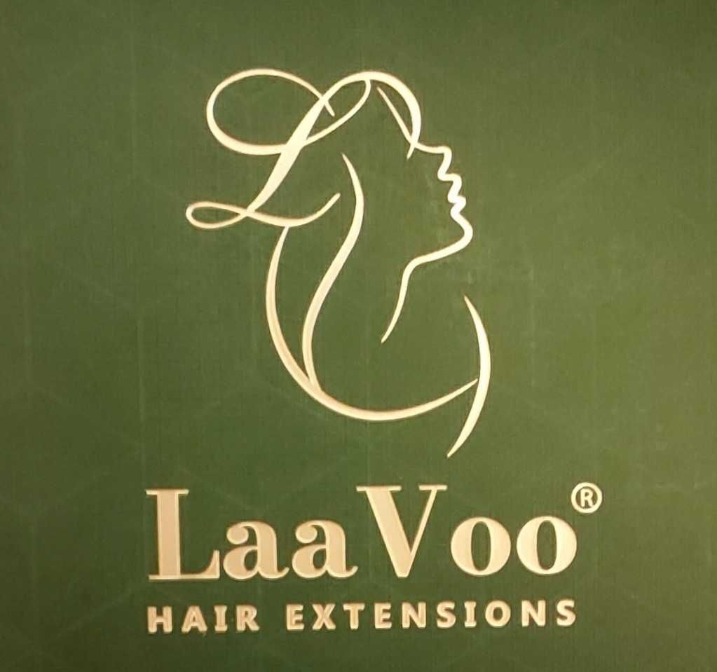 LaaVoo Pasma z prawdziwych włosów, 105 g, , ciemny brąz treska  doczep