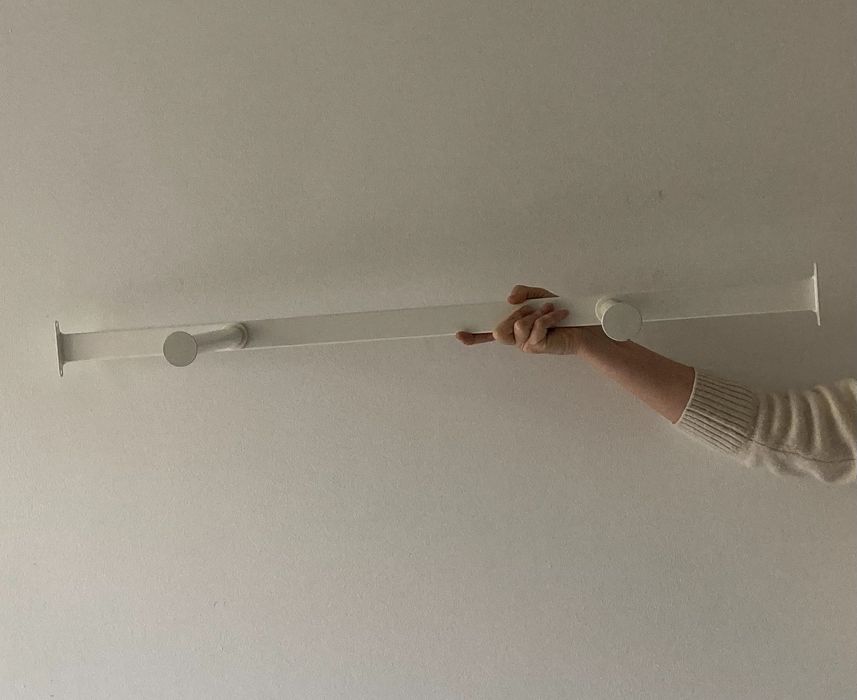 Guarda-roupa/Varão/Cabide retrátil KOMPLEMENT branco IKEA 96x35/49cm