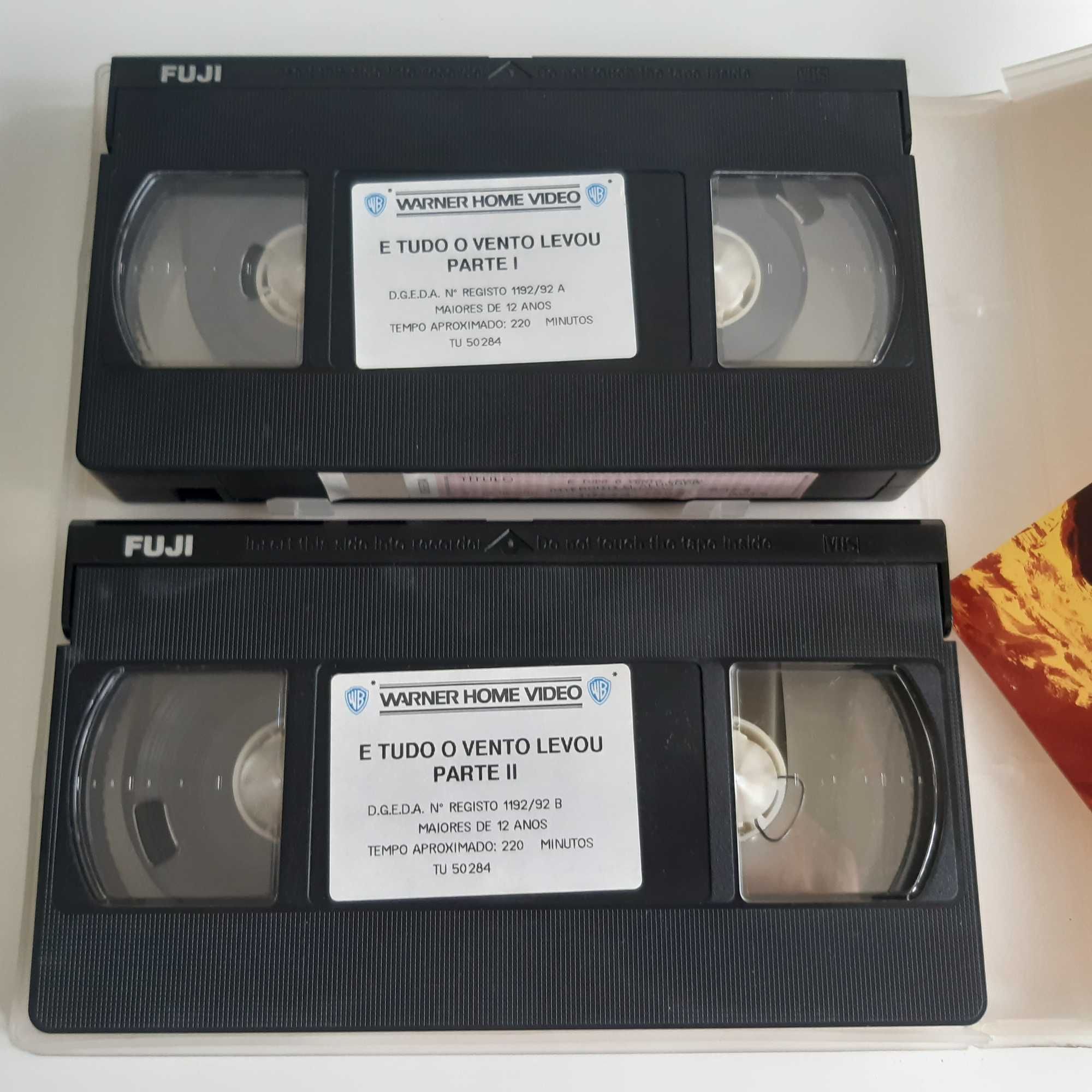 Filme Original VHS - E Tudo O Vento Levou - Cor - Legendas em PT