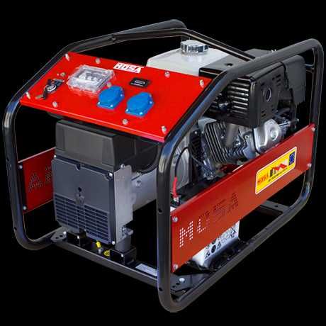 Генератор MOSA GE-7500MBH RENTAL Італія 6,5 кВт