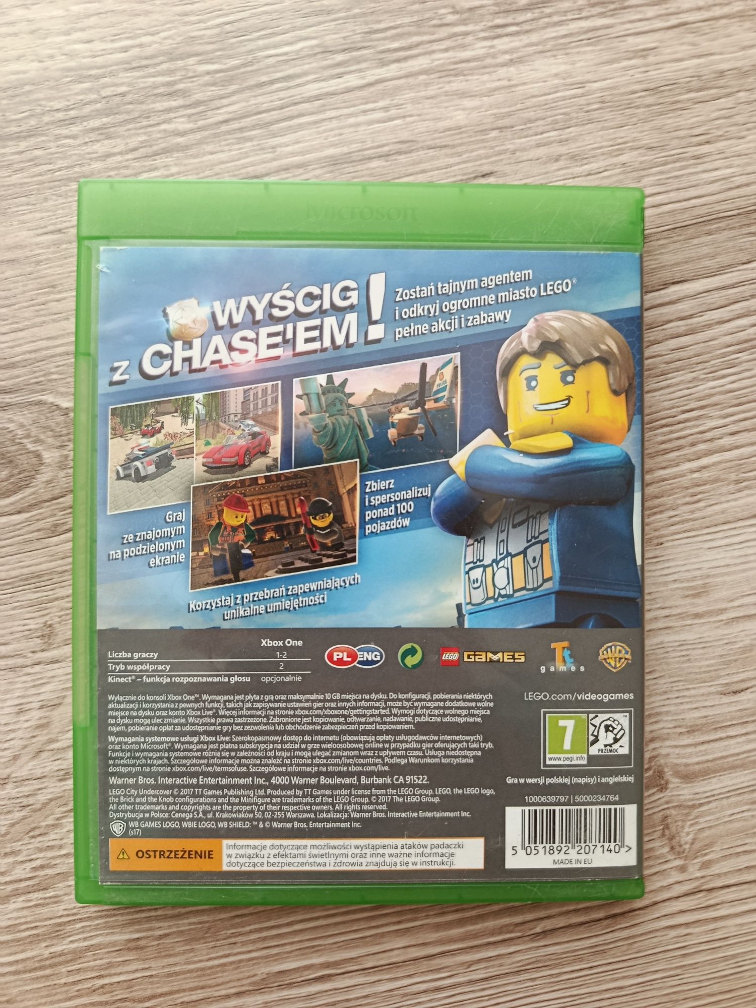 Gra LEGO city tajny agent na Xbox one z polską wersją jezykową