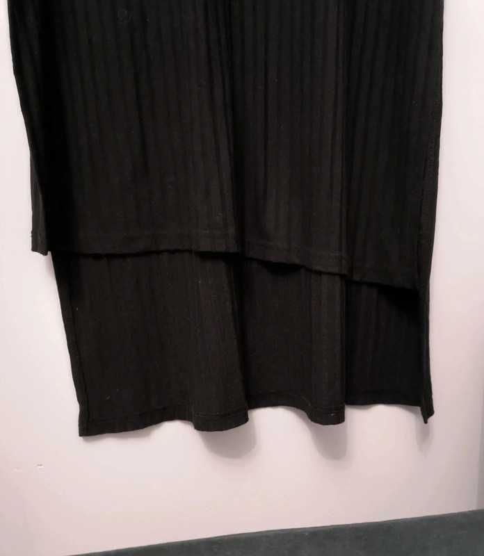 czarna długa sukienka M