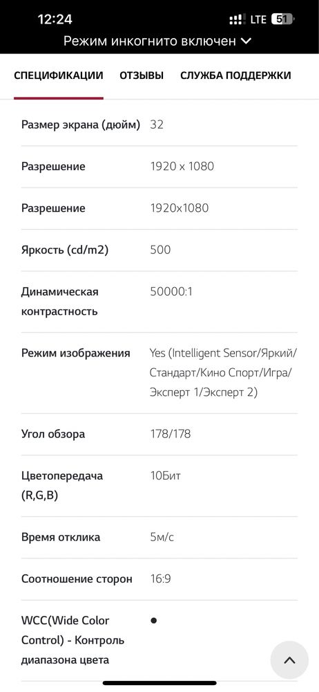 Продам телевизор ЛЖ LG 32 диагональ