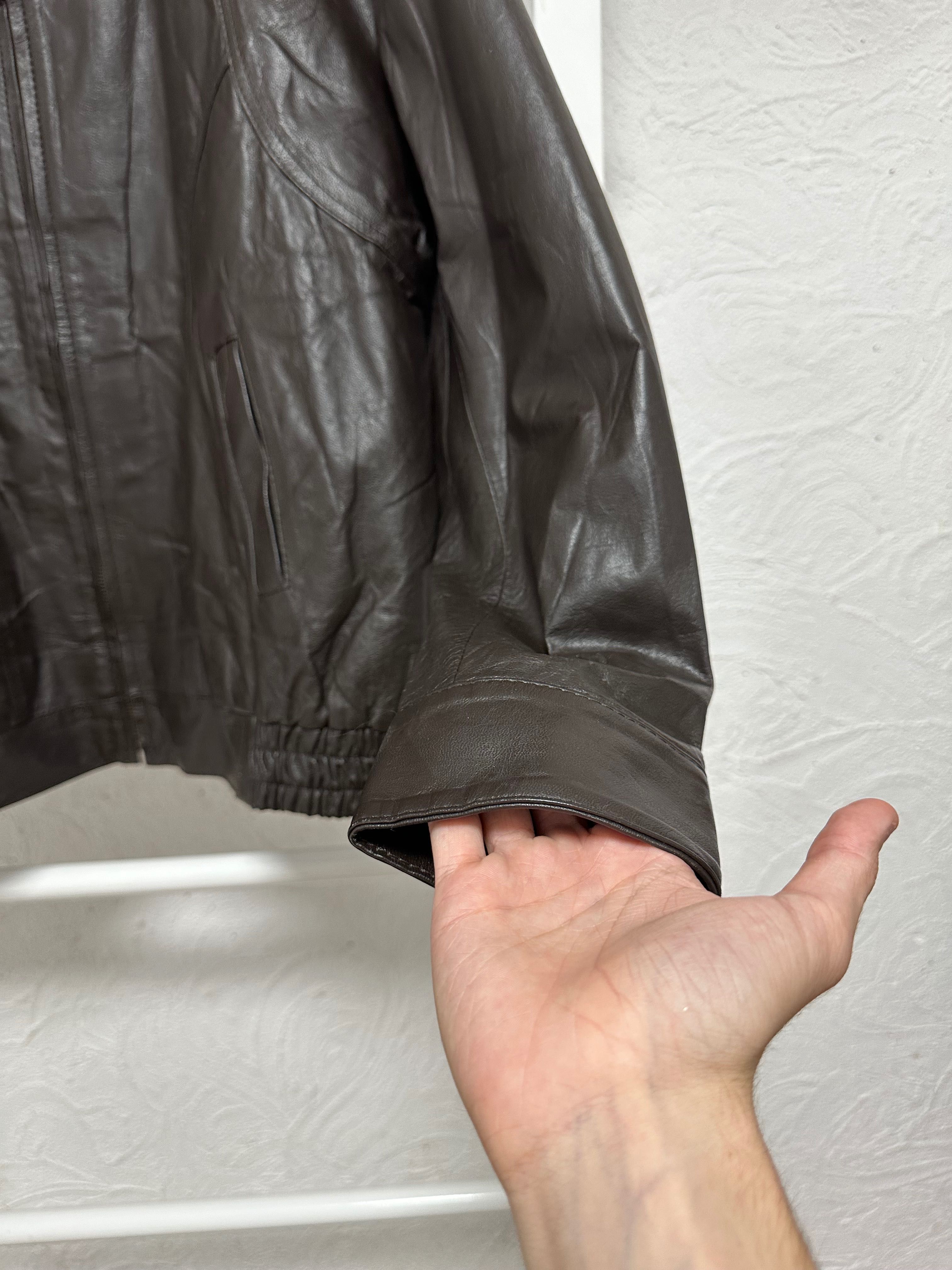 Кожаная куртка / М-Л размер / real leather jacket