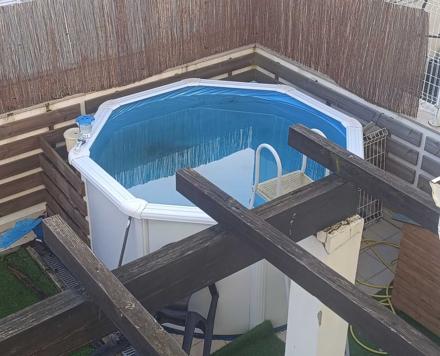 Piscina de aço Gre Fidji desmontável