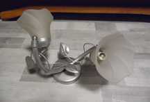 Lampa sufitowa z 2 kloszami