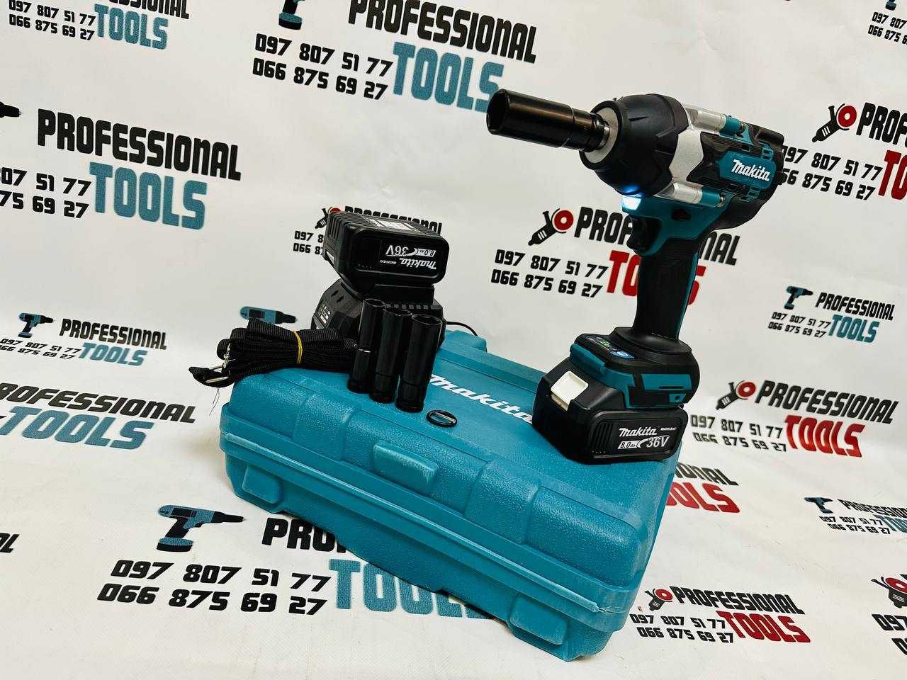 Акумуляторний Безщітковий Гайковерт Makita DTW 800 BL 36V 8A Гайкокрут