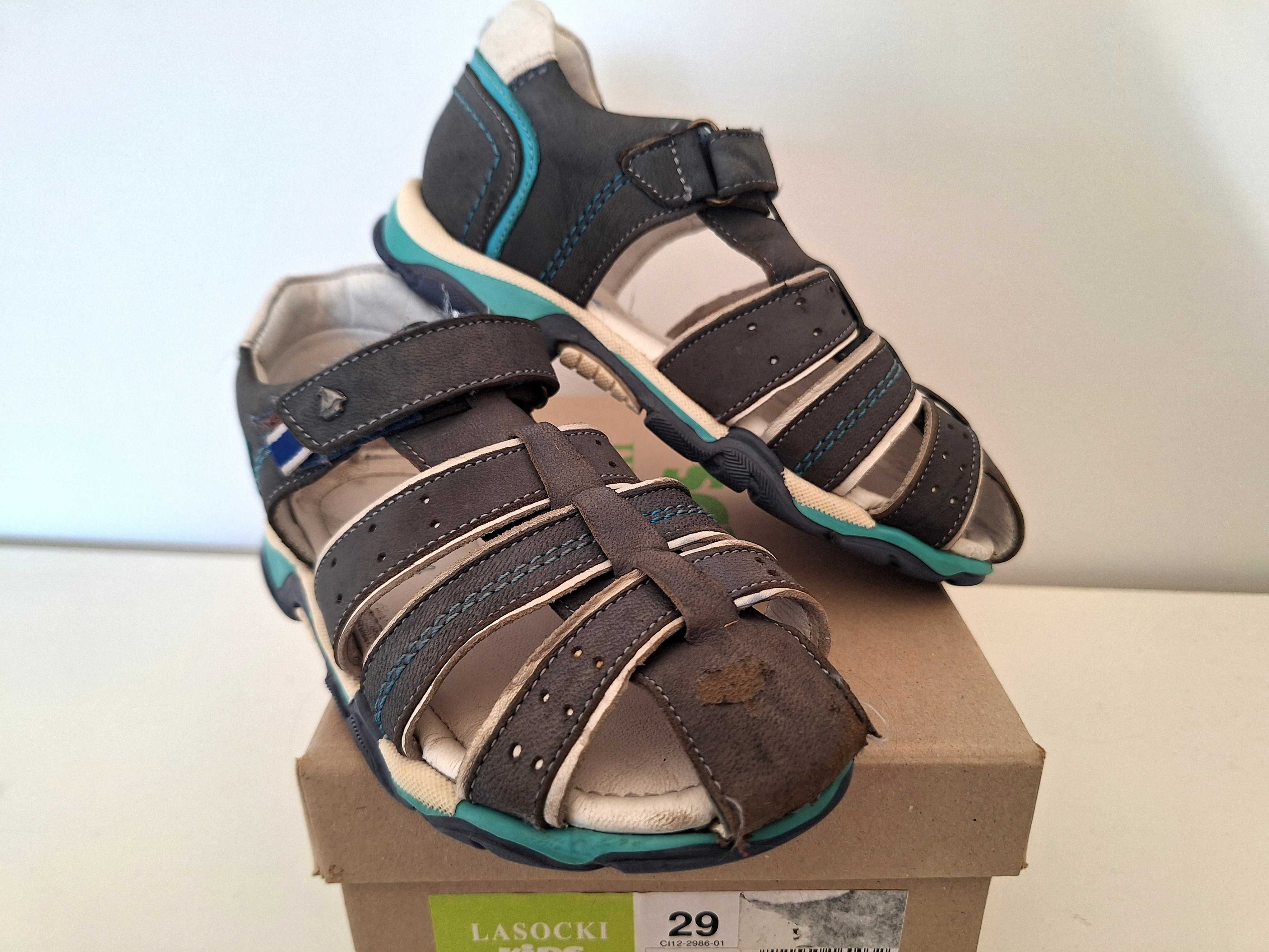 Buty dziecięce CCC Lasocki kids sandały skórzane rozmiar 29 db stanie