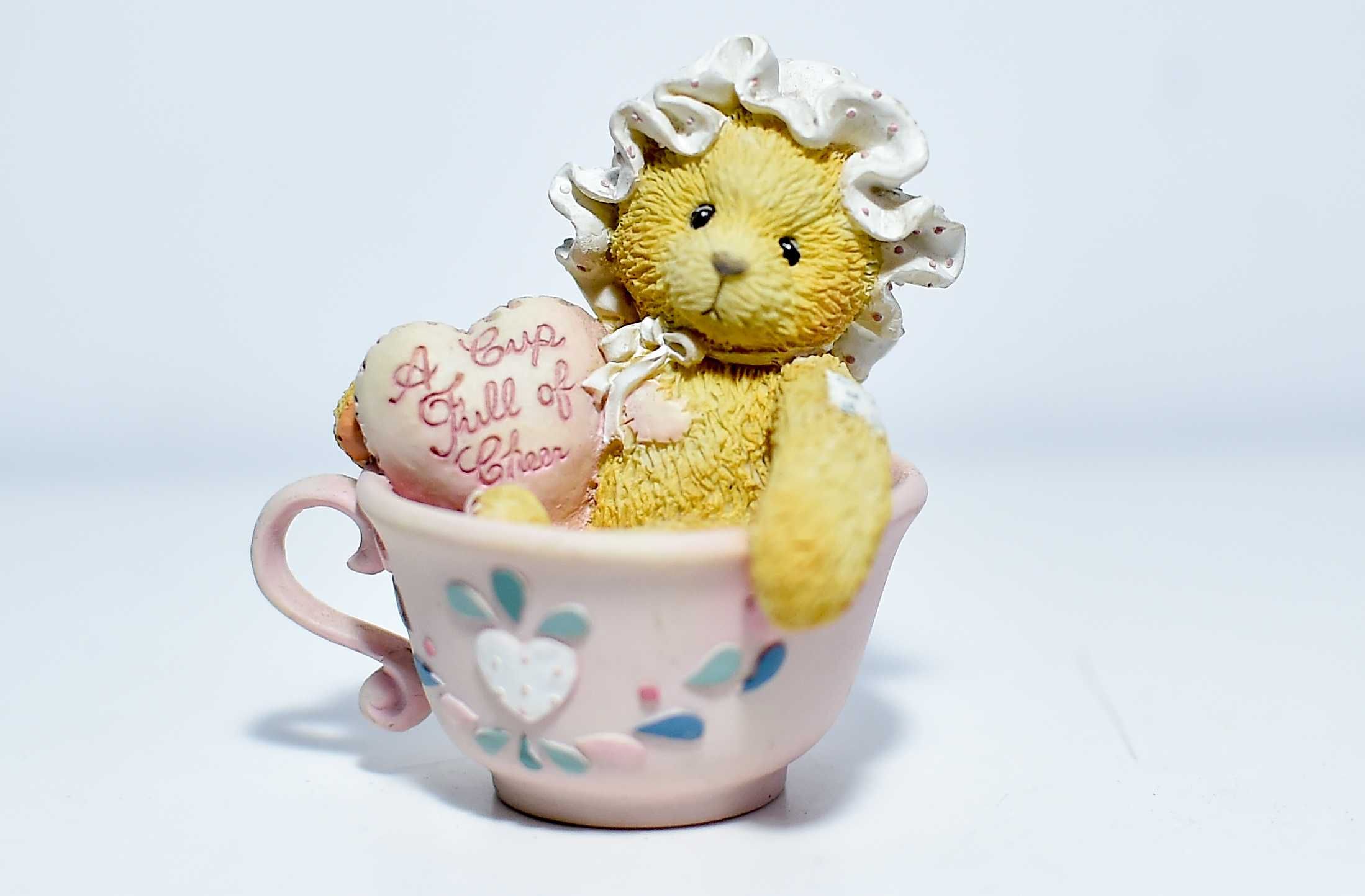 Cherished Teddies Marilyn. Teacup Full of Cheer 135682