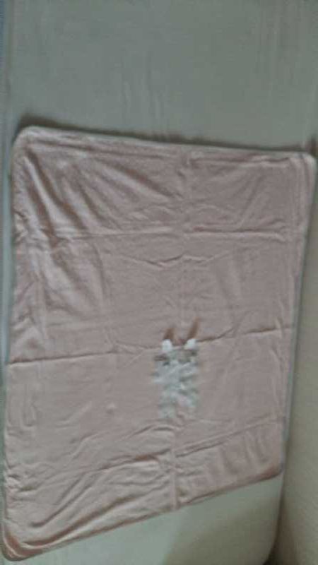 Одеяло детское, одеяло розовое, одеяло с кроликом, хлопковое одеяло