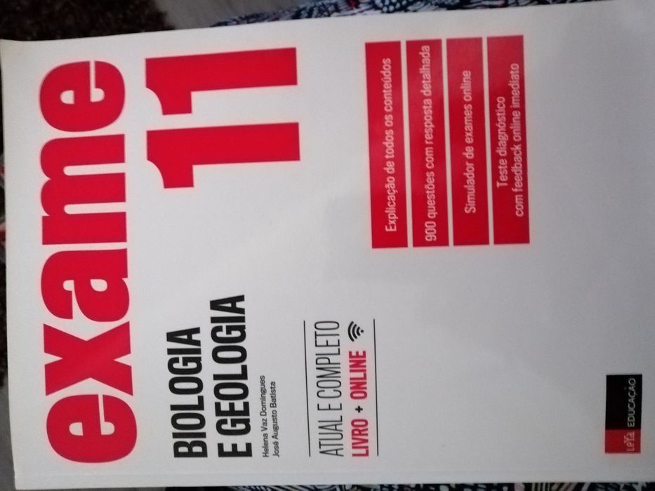 Exame biologia geolo gia 11 anos