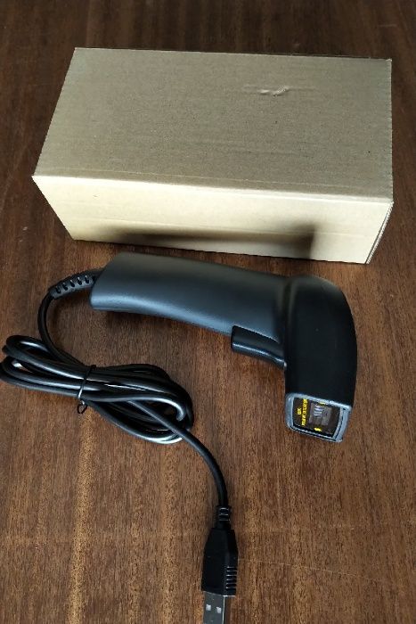 Leitor codigo barras USB com fio - novo - Scanner Barcode reader EAN